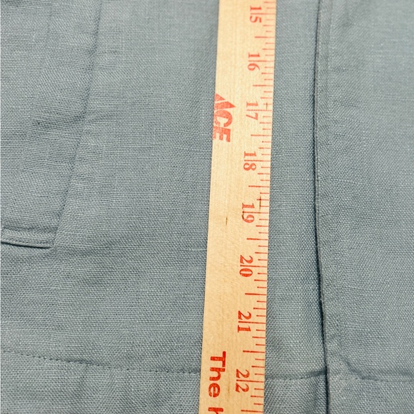 Eileen Fisher Long Sleeve Linen Light Blue Jacket Sz: SP - Picture 7 of 10